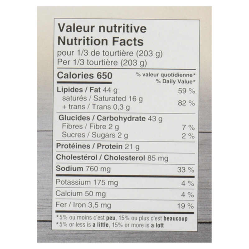 StHubert Tourtiere Fresh 610 g Voilà Online Groceries & Offers