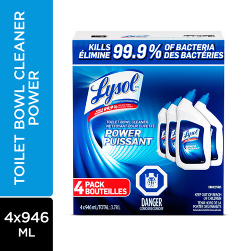 Lysol Power Toilet Bowl Cleaner 4 x 946 ml