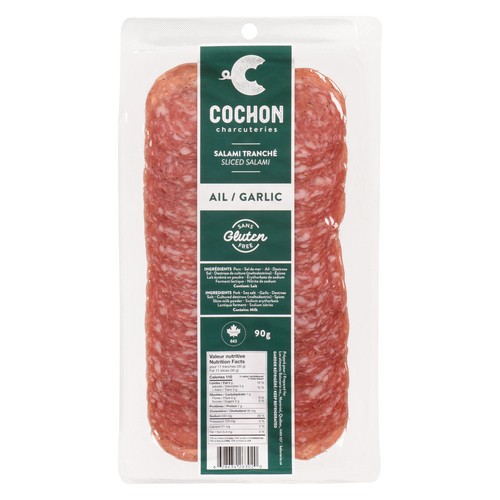 C'Cochon Salami Sliced Garlic 90 g