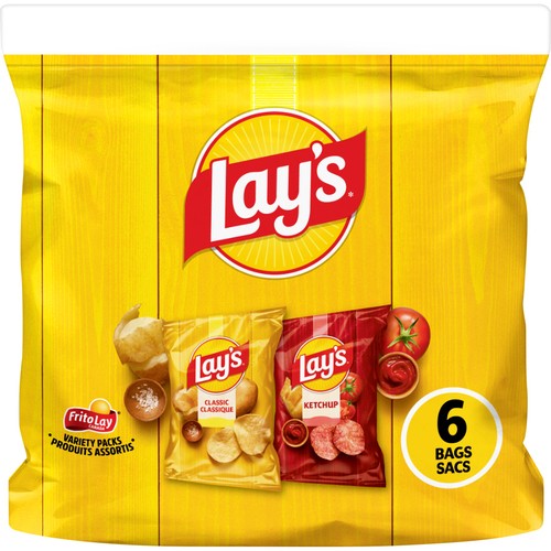 Lay's Potato Chips Variety Pack 6 x 28 g