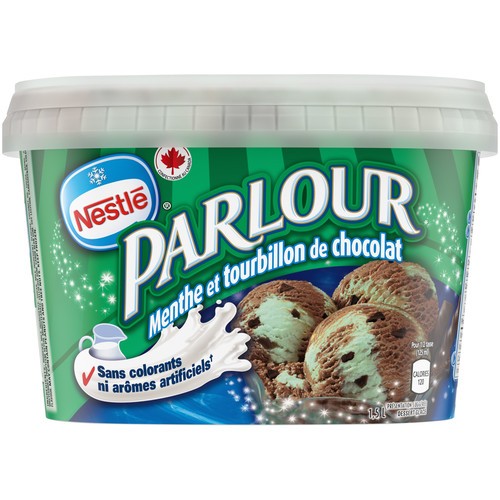 Nestlé Parlour Frozen Dessert Mint Chocolate Swirl 1.5 L
