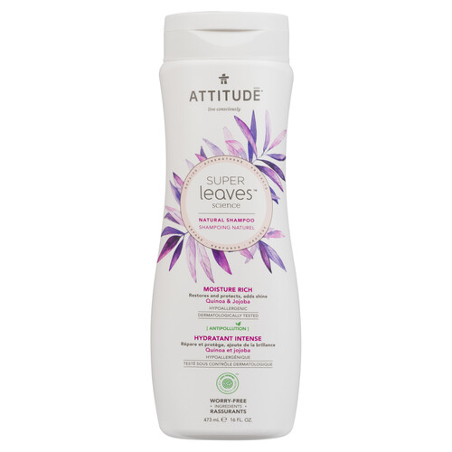 Attitude Super Leaves Natural Shampoo Moisture Rich 473 ml
