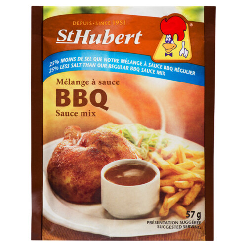 St-Hubert Sauce Mix Less Salt Barbecue 57 g