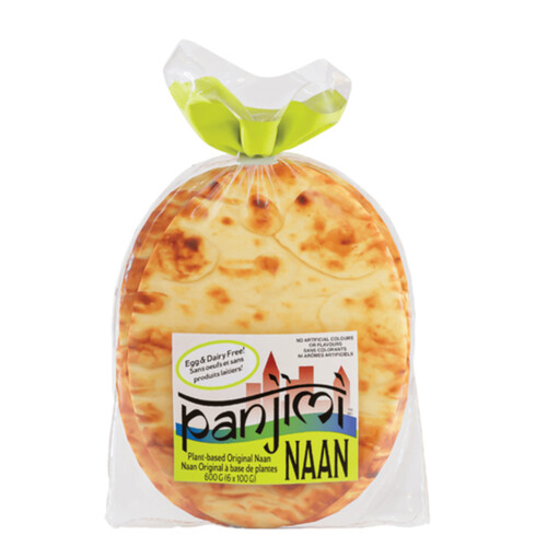 Panjimi Plant Based 6 Pk Naan 600 g (frozen)