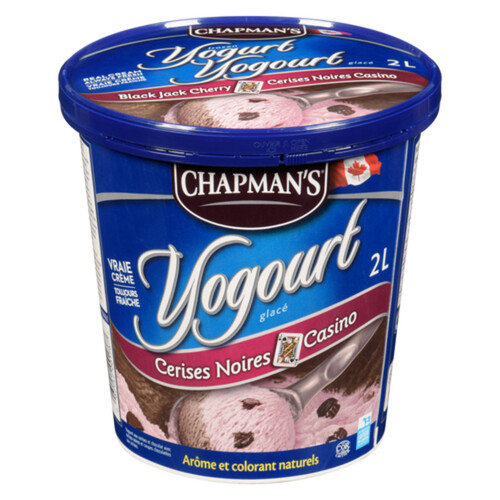 Chapman's Frozen Yogurt Black Jack Cherry 2 L