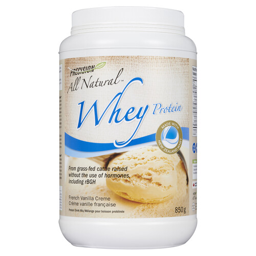 Precision All Natural Whey Protein Powder French Vanilla 850 g