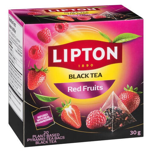 Lipton Black Tea Red Fruits Pyramid Bag 20 Tea Bags