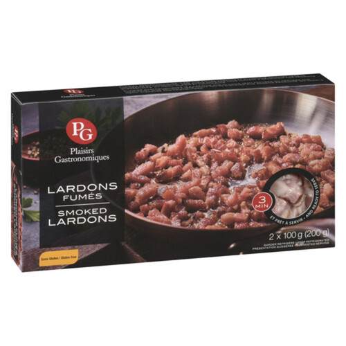 Plaisirs Gastronomiques Smoked Lardons 200 g