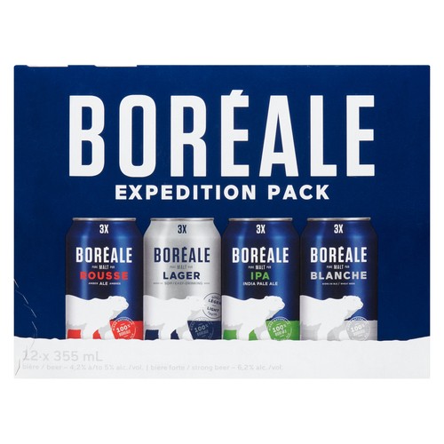 Boreale Beer Expedition Pack 12 x 355 ml (cans)