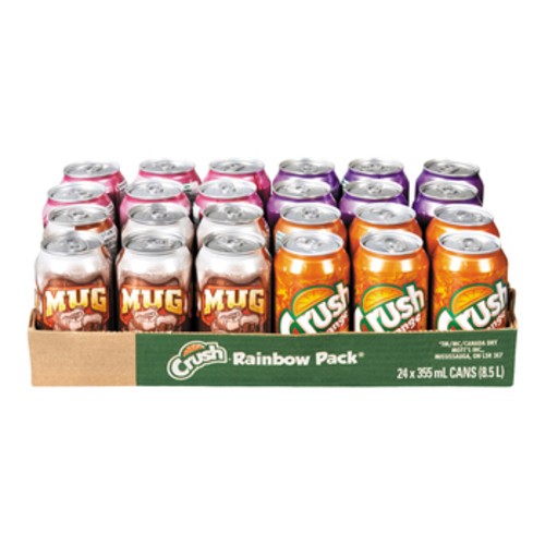 Crush Soft Drink Variety Pack 24 x 355 ml