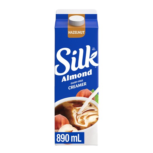 Silk Dairy-Free Almond Coffee Creamer Hazelnut 890 ml