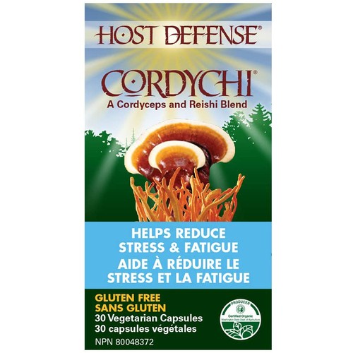 Host Defense Cordychi Supplement For Stress Fatigue 30 EA