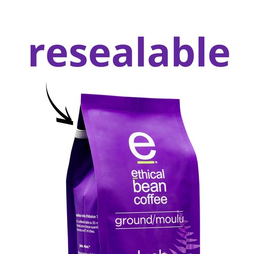 Ethical Bean Organic Ground Coffee Lush Medium Dark Roast 227 g