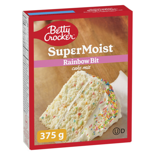 Betty Crocker Super Moist Cake Mix Rainbow Bit 375 g