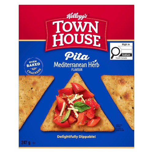 Kellogg's Town House Crackers Mediterranean Herb 247 g