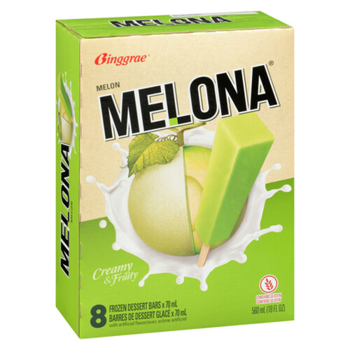 Binggrae Melona Frozen Dessert Bars Melon 560 ml