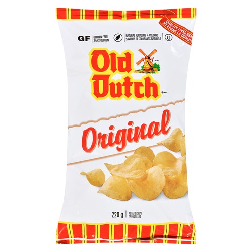Old Dutch Potato Chips Original 220 g