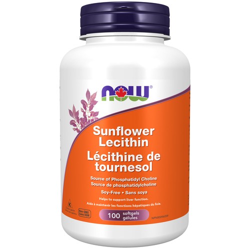 Now Sunflower Lecithin 1200 mg Softgels 100 Count