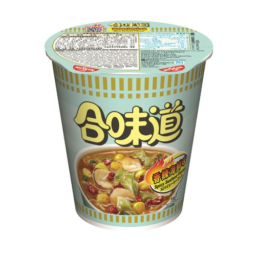 Nissin  Noodles Spicy Seafood Flavor 72 g