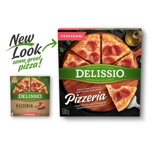 Delissio Frozen Pizza Pizzeria Pepperoni 12 Inch 530 g