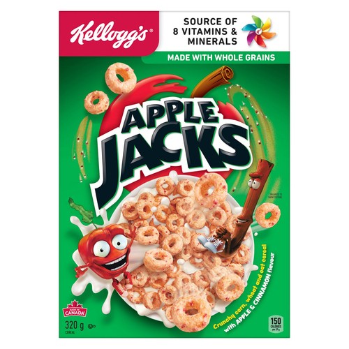 Kellogg's Cereal Apple Jacks Apple & Cinnamon 320 g