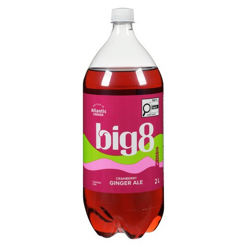 Big 8 Soft Drink Cranberry Ginger Ale 2 L (bottle)