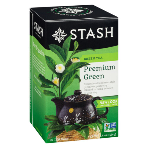 Stash Green Tea Premium Green 20 Tea Bags 