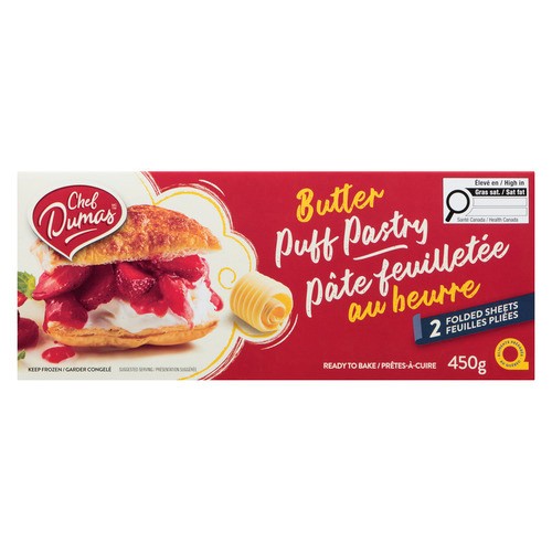 Dumas Butter Puff Pastry Sheet 450 g (frozen)