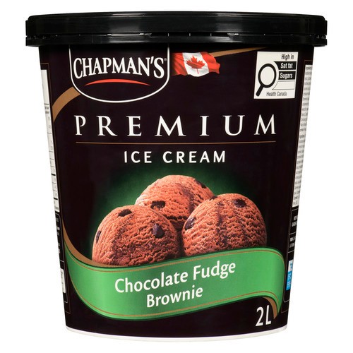 Chapman's Ice Cream Chocolate Fudge Brownie 2 L