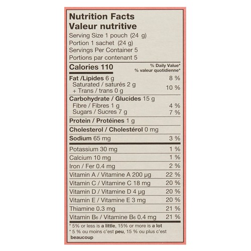 Made Good Soft Baked Mini Cookies Sweet Cinnamon 5 Packs x 24 g (120 g)