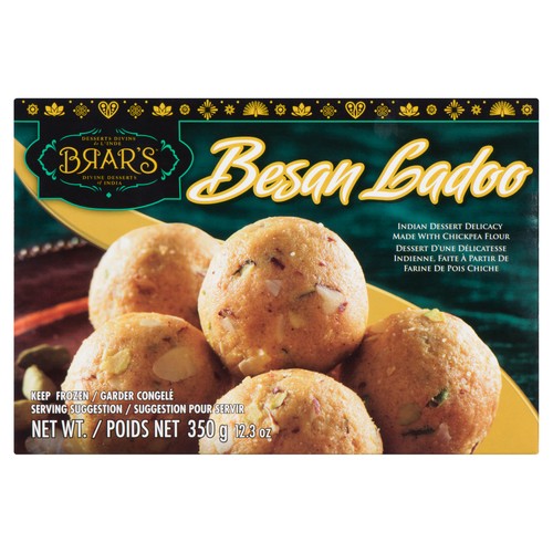 Brar's Dessert Besan Ladoo 350 g (frozen)