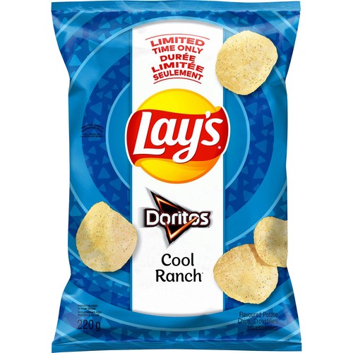 Lay's Potato Chips Cool Ranch Flavoured 220 g