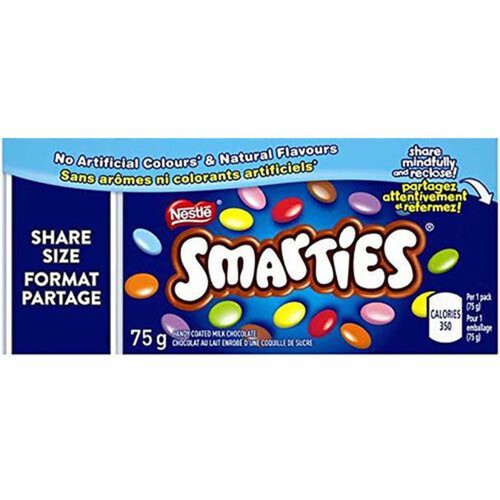 Nestle Smarties Candy Coated Chocolate 75 g                                               
