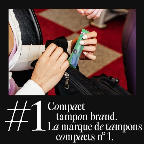 U by Kotex Click Compact Tampons Super Absorbency Unscented 16 Count