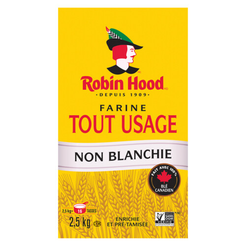 Robin Hood All Purpose Flour Unbleached 2.5 kg