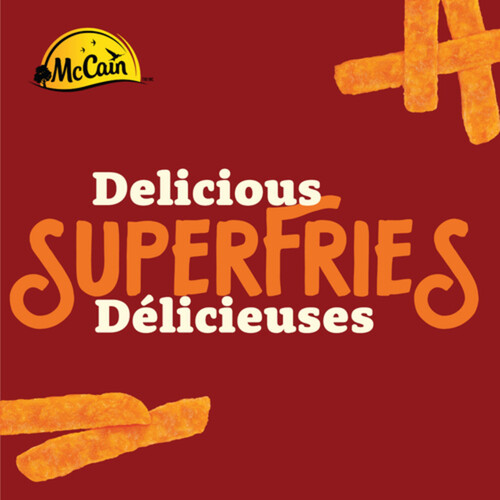 McCain Superfries Fries Plank Cut Sweet Potato 454 g