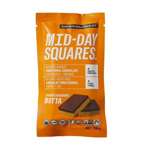 Mid-Day Squares Organic Superfood Peanut Butta  70 g
