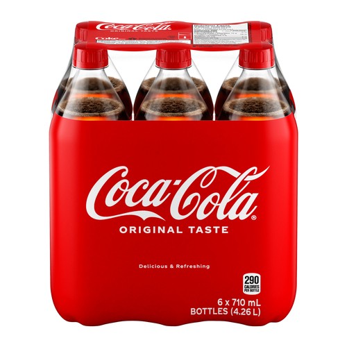 Coca-Cola Soda 6 x 710 ml (bottles)