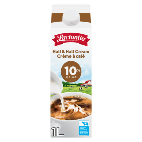 Lactantia Half & Half Cream 10% 1 L