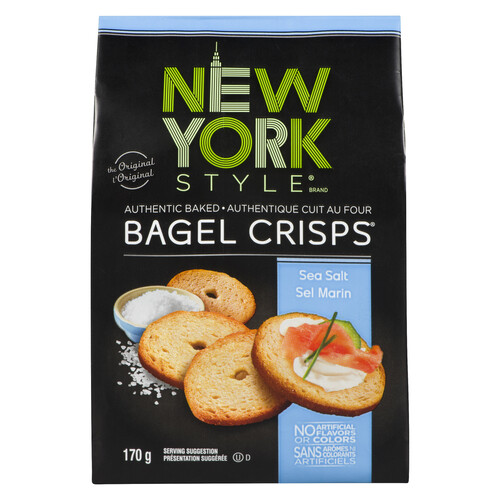 New York Style Bagel Crisps Sea Salt 170 g