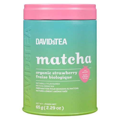 DAVIDsTEA Organic Matcha Strawberry 65 g