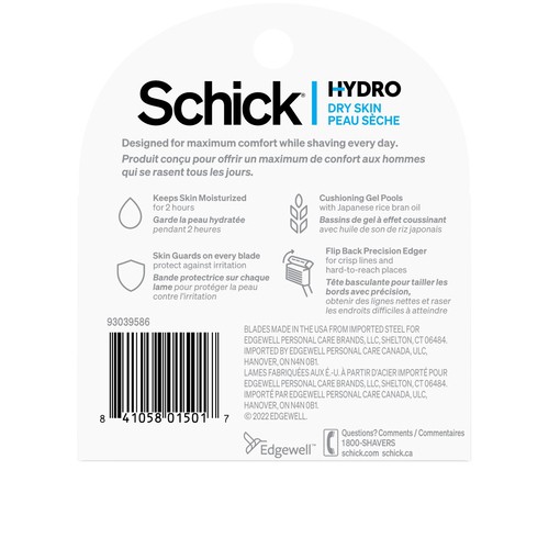 Schick Hydro 5 Blades Razor Refill 4 Pack