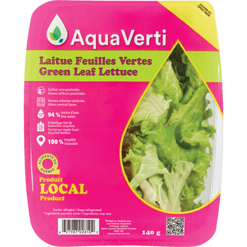 Aquaverti Lettuce Green Leaf 140 g