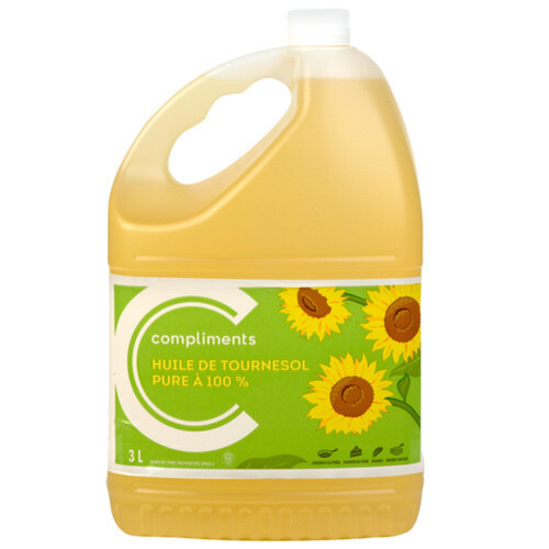 Compliments Sunflower Oil 100% Pure 3 L