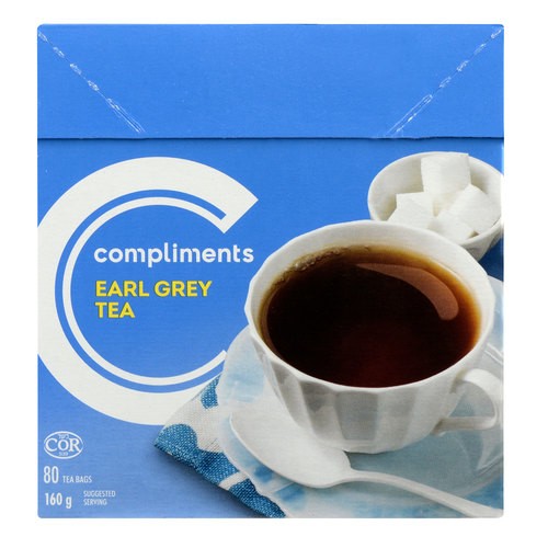 Compliments Tea Earl Grey 80 Bags 