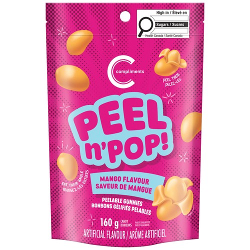 Compliments Candy Peelable Gummies Mango 160 g