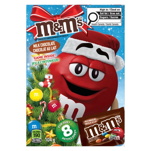 M&M's Milk Chocolate Funbook Christmas 104 g