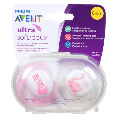Philips Avent 0-6 Month Ultra soft Pacifier 