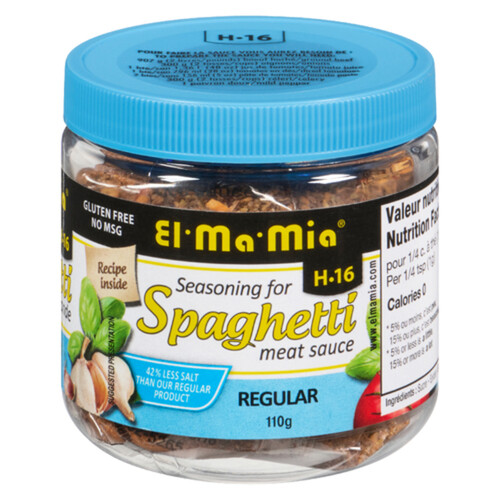 El-Ma-Mia H-16 Seasoning Spaghetti Meat Sauce Regular 110 g