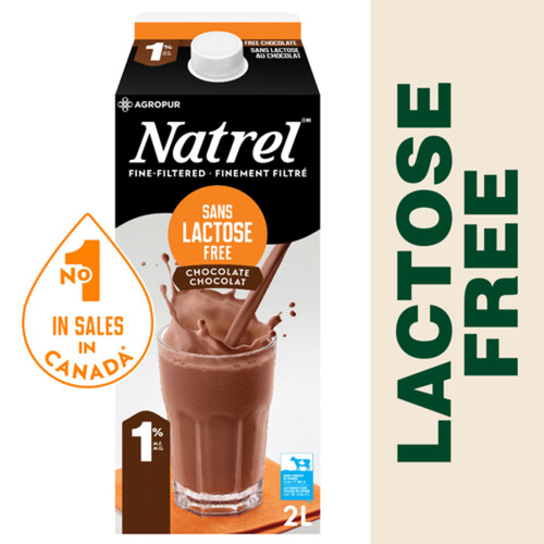 Natrel Lactose-Free 1% Milk Chocolate 2 L
